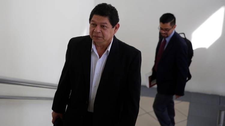 Fotografía de archivo del exministro de Seguridad Pública del Gobierno de Mauricio Funes (2009-2014), Benito Lara. EFE/Rodrigo Sura