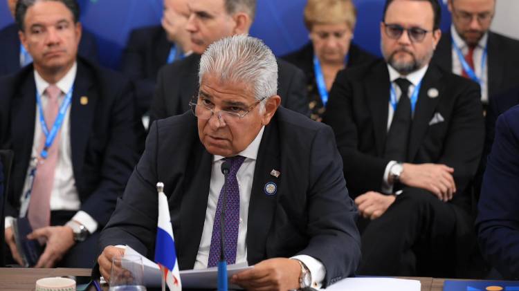 El presidente de la República, José Raúl Mulino