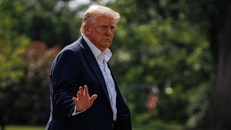 El presidente de Estados Unidos, Donald Trump. EFE/EPA/SAMUEL CORUM / POOL