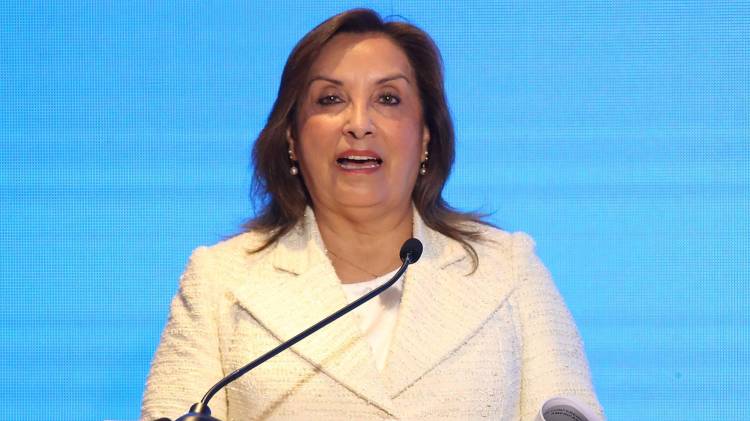 La destituida presidenta de Perú Dina Boluarte, en una imagen de archivo. EFE/ Paolo Aguilar