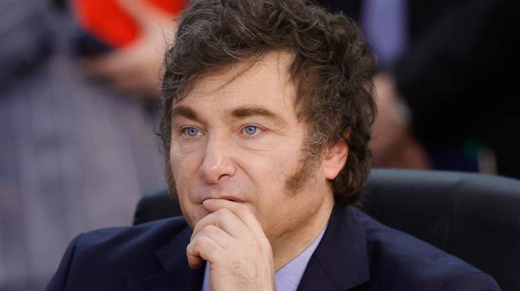 Fotografía de archivo del presidente de Argentina, Javier Milei.