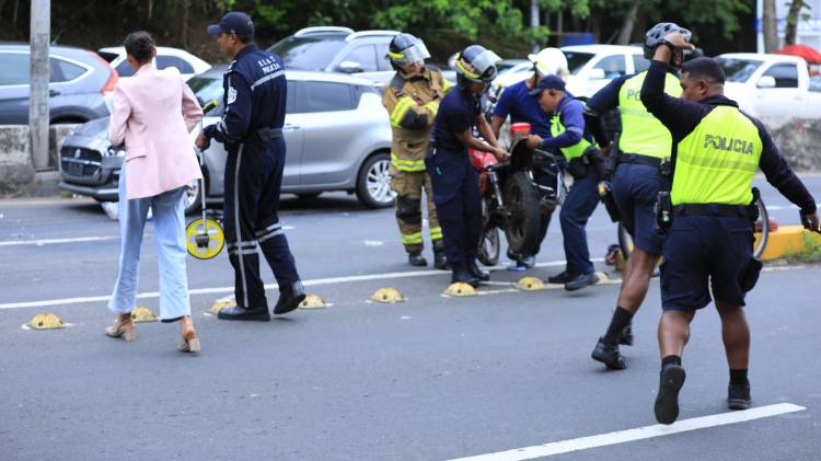 Tranque causó el accidente