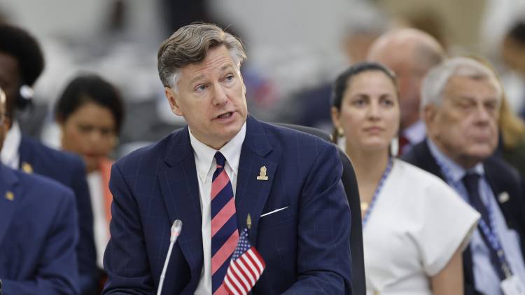 El subsecretario de Estado de Estados Unidos, Christopher Landau.