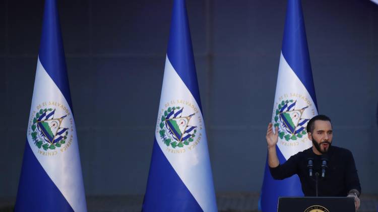 Fotografía de archivo del presidente de El Salvador, Nayib Bukele. EFE/Rodrigo Sura