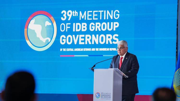 Mulino inaugura la 39ª Reunión de Gobernadores del Grupo BID