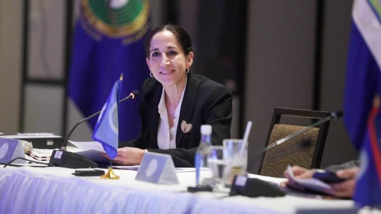 La ministra de Cultura Maruja Herrera.