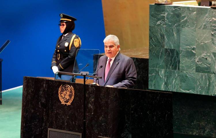 Presidente Mulino en la ONU.