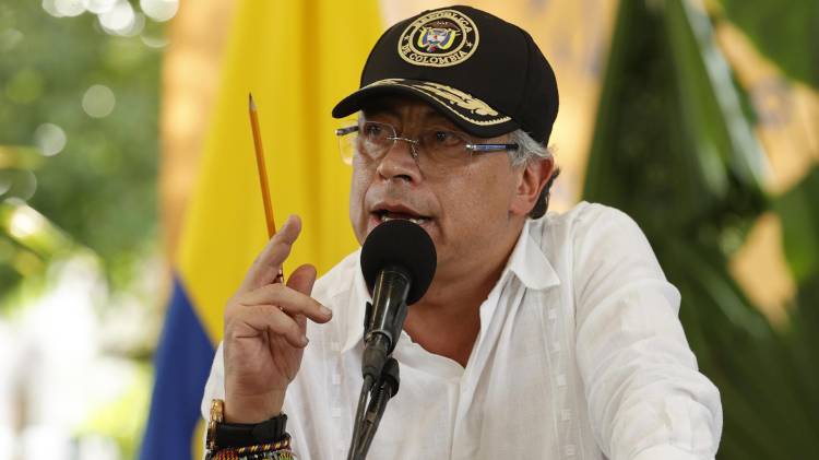 El presidente de Colombia, Gustavo Petro.
