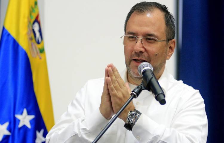 Fotografía de archivo del ministro venezolano de Exteriores, Yván Gil Pinto.EFE/ Mario Caicedo