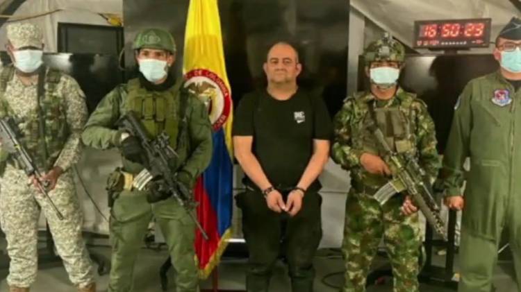 Operativo que dio con la captura de “Otoniel”.