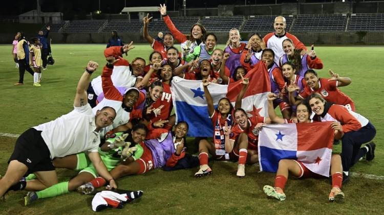 Panamá celebra su clasificación.