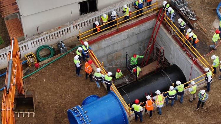 El Anillo Hidráulico del Este que ejecuta Conades busca garantizar el suministro de agua potable a más de 500 mil residentes en Panamá Este.