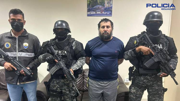 Captura de alias “Fito”, uno de los criminales más buscados y peligroso cabecilla del grupo armado organizado “Los Choneros”.