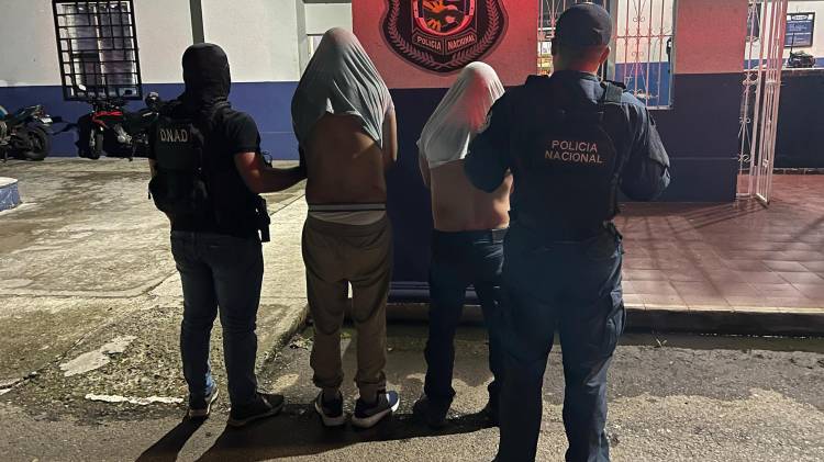 Autoridades continúan las investigaciones tras la aprehensión de dos sospechosos en David, Chiriquí.