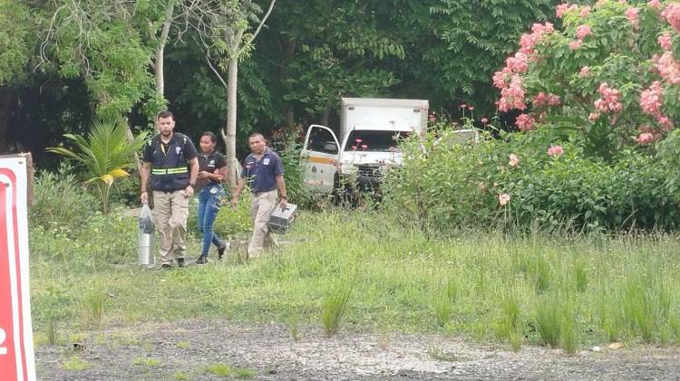Sector de Playa Chiquita donde moradores encontraron el cuerpo de Anthony Chami el 20 de agosto.