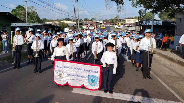 En las calles de La Chorrera.
