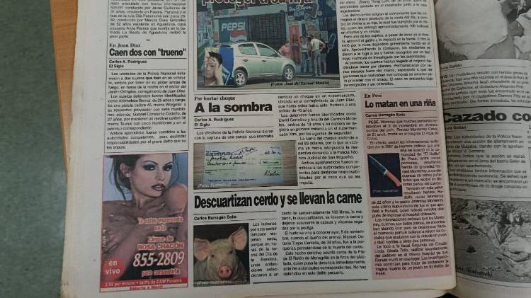 Noticia publicada en El Siglo en 2005.