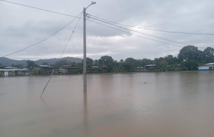 Esta imagen es Puerto Indio Sambú, en la comarca Emberá.