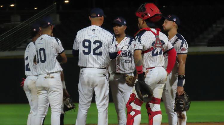 El pitcheo solo permitió un hit en el partido.