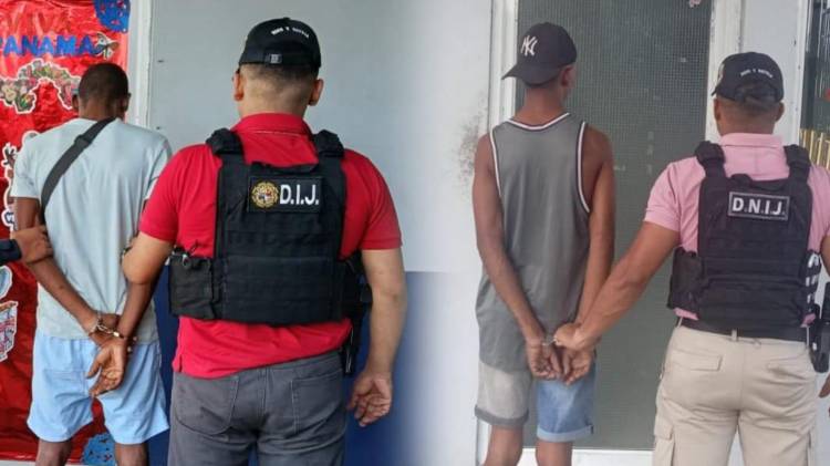 Operativos policiales en San Miguelito donde se realizaron las aprehensiones.