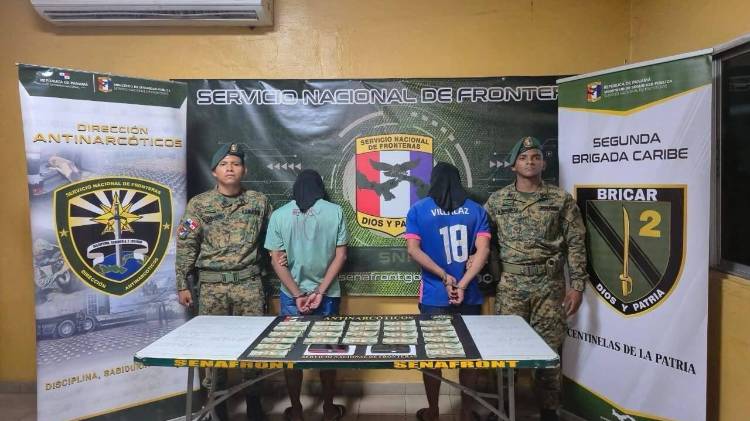 Dos hombres fueron arrestados tras la operación.