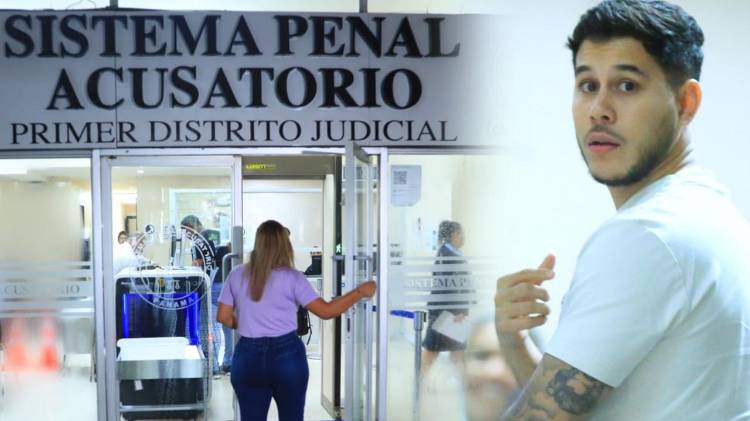 Jean Modelo, exparticipante de Calle 7, fue visto llegando al tribunal para la audiencia por el caso Ifarhu.