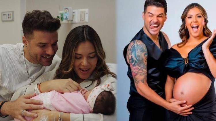 Pablo Brustein y Carolina Castillo compartieron el emotivo momento en que conocieron a su hija Olivia.