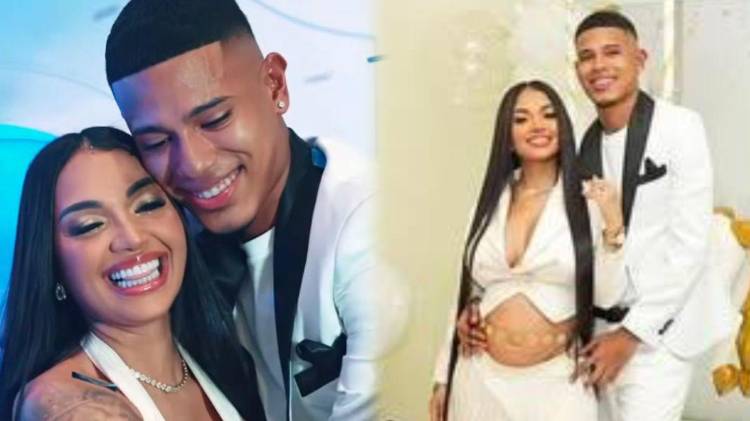 Anyuri y su pareja Michael Angelo celebraron por todo lo alto la llegada de su primer bebé.