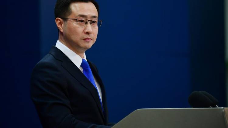 El portavoz del Ministerio de Relaciones Exteriores de China, Lin Jian,