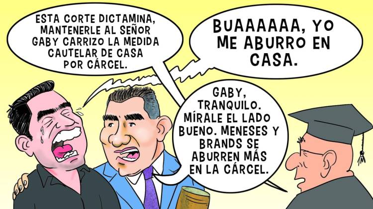 [VIDEO] El llanto de Gaby Carrizo (Caricaturas)