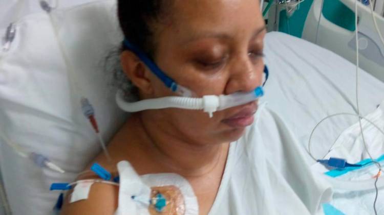 Yaribeth Murillo pide justicia. Presentó la denuncia ante el MP.