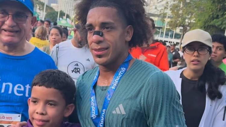 Adalberto Carrasquilla durante la comptencia.