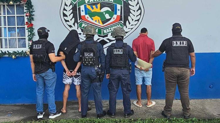 Allanamiento dejó dos hombres aprehendidos en Las Mañanitas.