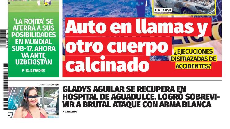 Portada del impreso del 10 de noviembre de 2025