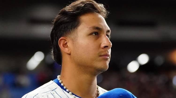 Miguel Amaya de los Cachorros de Chicago