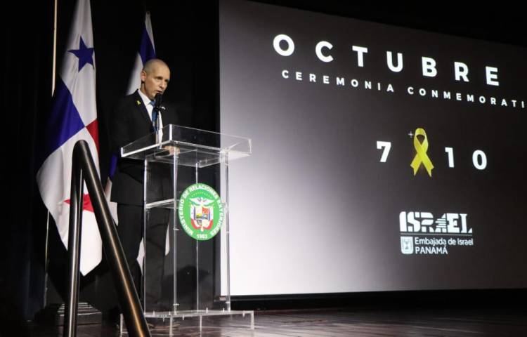 Embajada de Israel conmemora primer año de ataques terroristas al sur de Israel