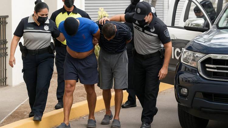 El cuerpo de una de las víctimas estaba dentro del auto, el otro lo dejaron tirado fuera.