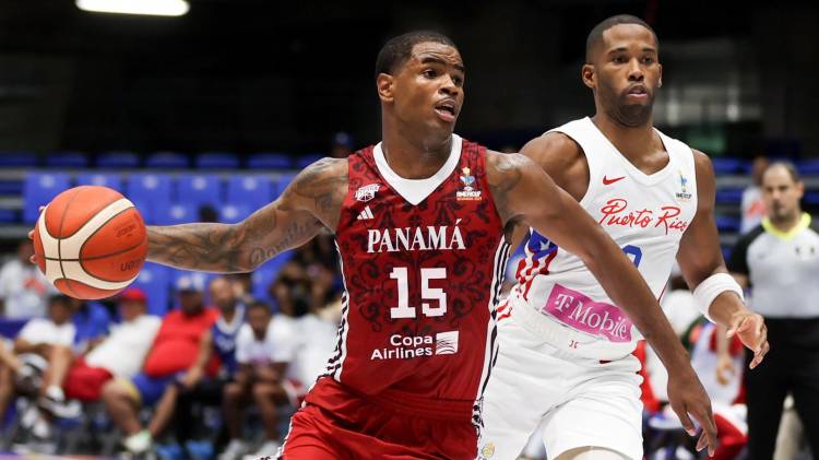 Luis Rodríguez (i) de Panamá figura entre los 24 jugadores llamados a la Preselección Nacional Mayor Masculina para la segunda ventana del Clasificatorio FIBA World Cup Qatar 2027.