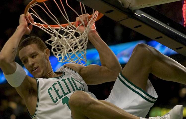 Delonte West cuando jugaba con los Celtics de Boston.