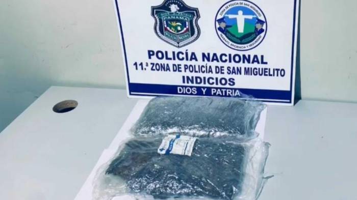 Los operativos dejaron decomisos de dos paquetes, 108 carrizos, 26 sobres de presunta marihuana, seis sobres de presunta cocaína y 135 municiones.