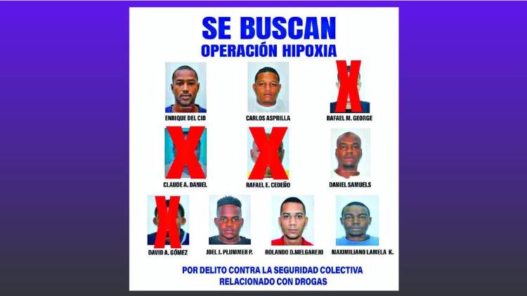 Cuatro de los más buscados ya están tras las rejas