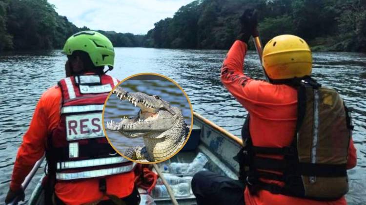 Se ahogó en el río Santa María, ¿los cocodrilos lo devoraron?
