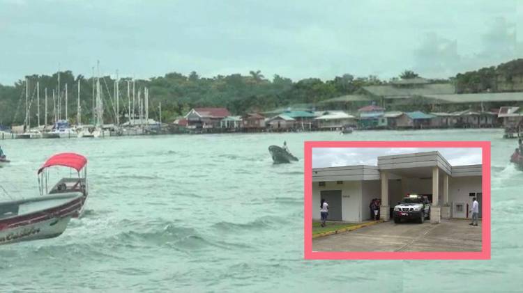El accidente ocurrió en la aguas del archipiélago de Bocas del Toro.