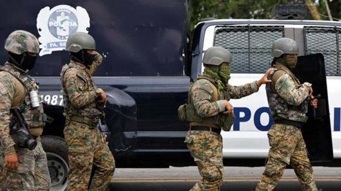 Uniformados que participan en la Operación Omega en Bocas del Toro