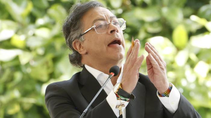 El presidente de Colombia, Gustavo Petro.