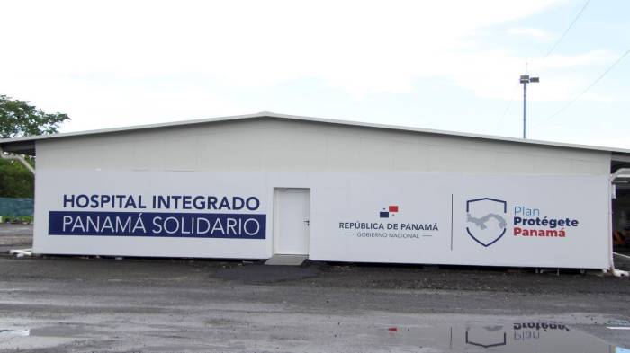 El Hospital Integrado Panamá Solidario, conocido como hospital modular.