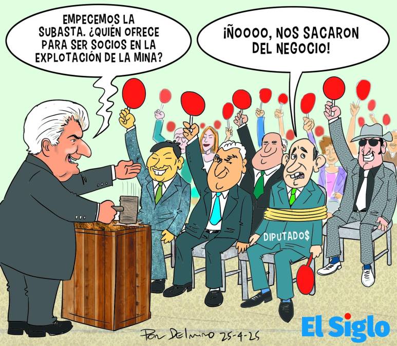 Caricatura del 25 de abril de 2025