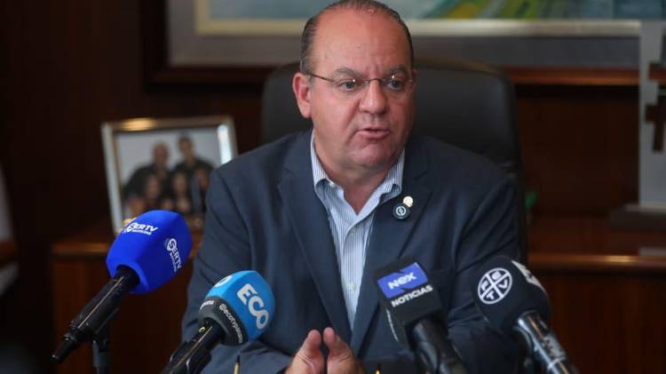 El presidente de la Cámara de Comercio, Industrias y Agricultura de Panamá (CCIAP), Juan Alberto Arias.