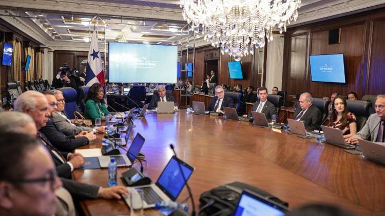 La reunión del Consejo de Gabinete.