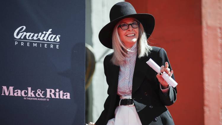 La actriz Diane Keaton nació en Los Ángeles en 1946 como Diane Hall y era la mayor de cuatro hermanos.